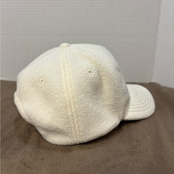 Madewell MWL Baseball Cap Unisex One Size Fleece Ivory Adjustable Make Weekends - Picture 4 of 6